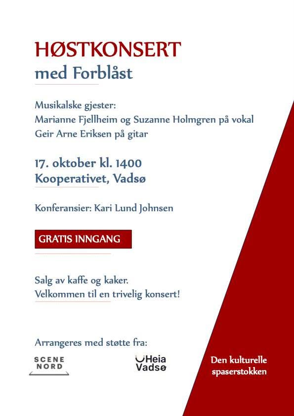 Høstkonsert med Forblåst