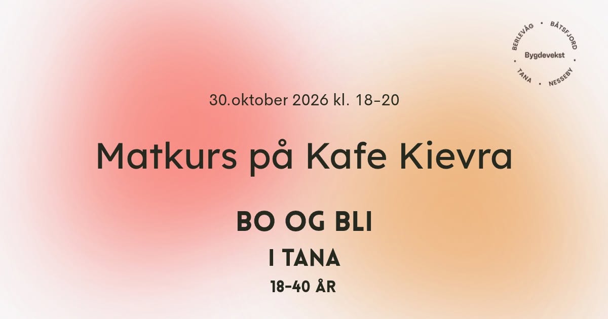 Matkurs på Kafe Kievra